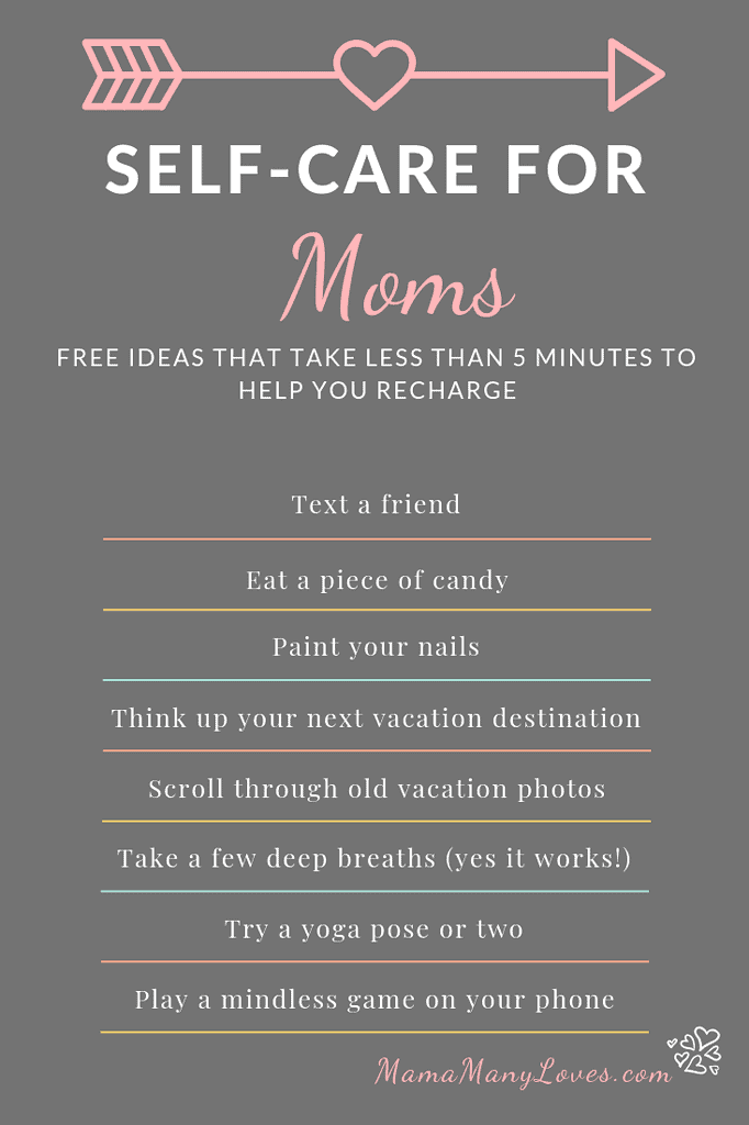8 Free Self-Care Ideas Moms Can Do at Home That Take Less than 5 Minutes!