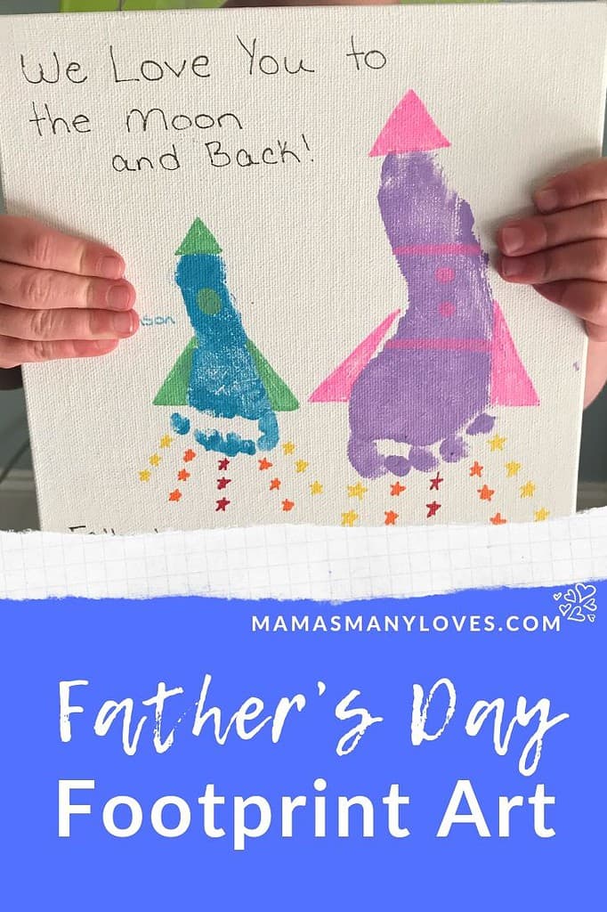 Father S Day Footprint Art